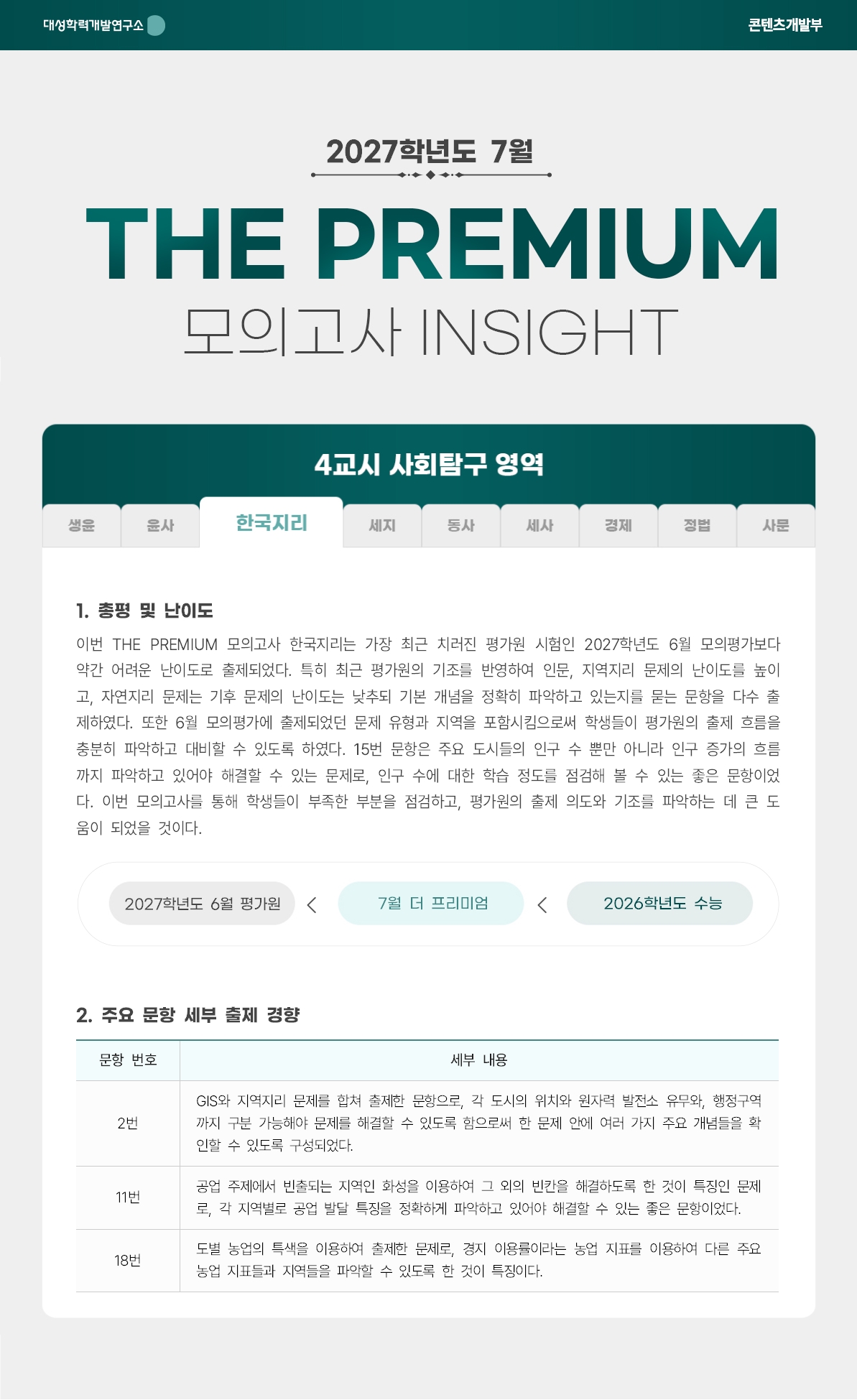 2027학년도 7월 THE PREMIUM 모의고사 INSIGHT 사탐_한국지리.jpg
